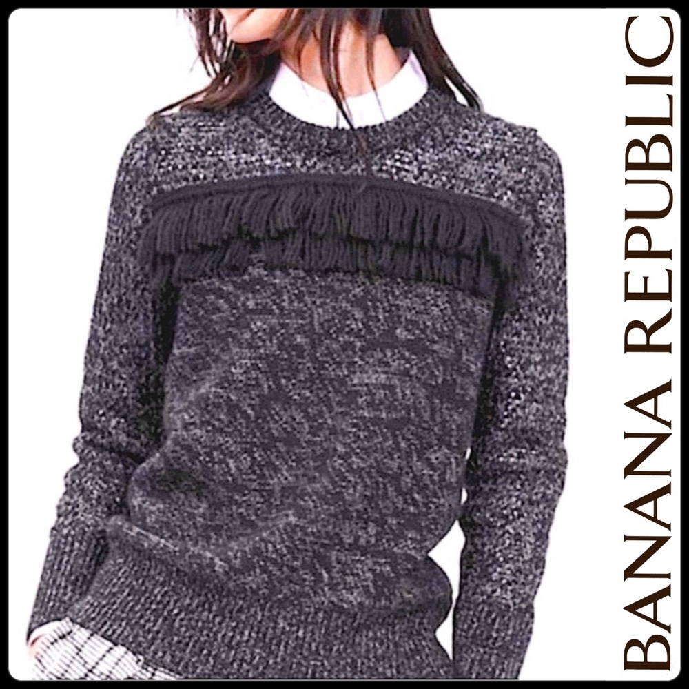 Banana Republic Fringe sweater